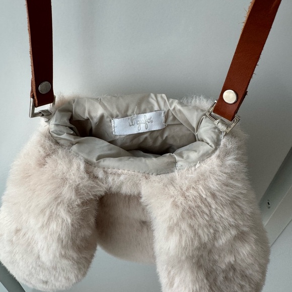 IL Gufo Furry Bunny Shoulder Bag. NEW - Picture 3 of 8